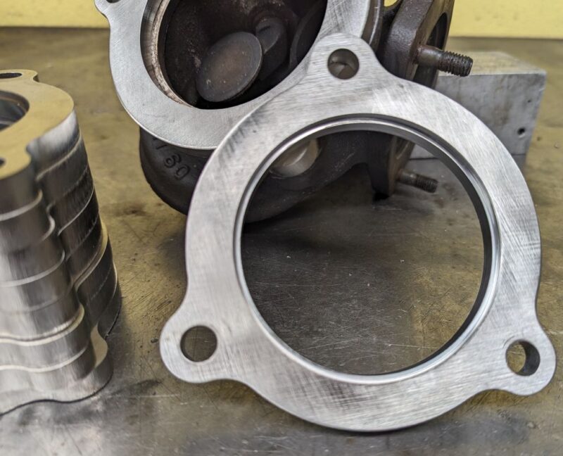 Angled Turbine Flange